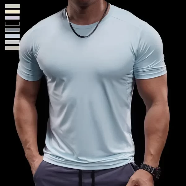 Camiseta Masculina Secagem Rápida Fitness - Imagem 3