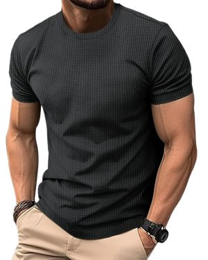 Camiseta Masculina High-End Verão Ice Silk