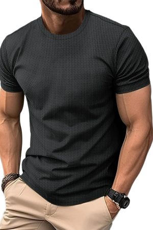 Camiseta Masculina High-End Verão Ice Silk