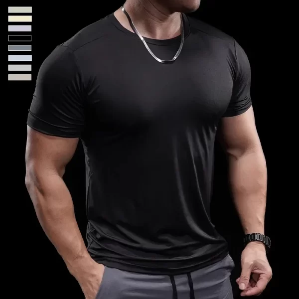 Camiseta Masculina Secagem Rápida Fitness - Imagem 5