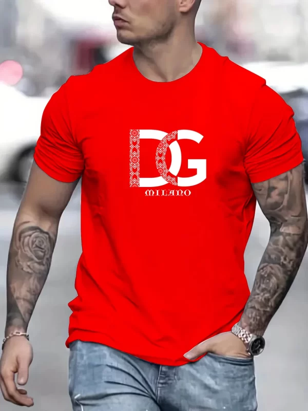 Camiseta Verão Algodão Logo Impressa - Imagem 8