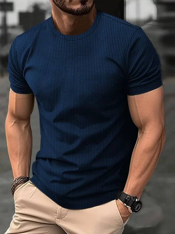 Camiseta Masculina High-End Verão Ice Silk - Imagem 2