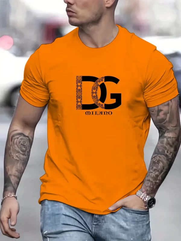 Camiseta Verão Algodão Logo Impressa - Imagem 2
