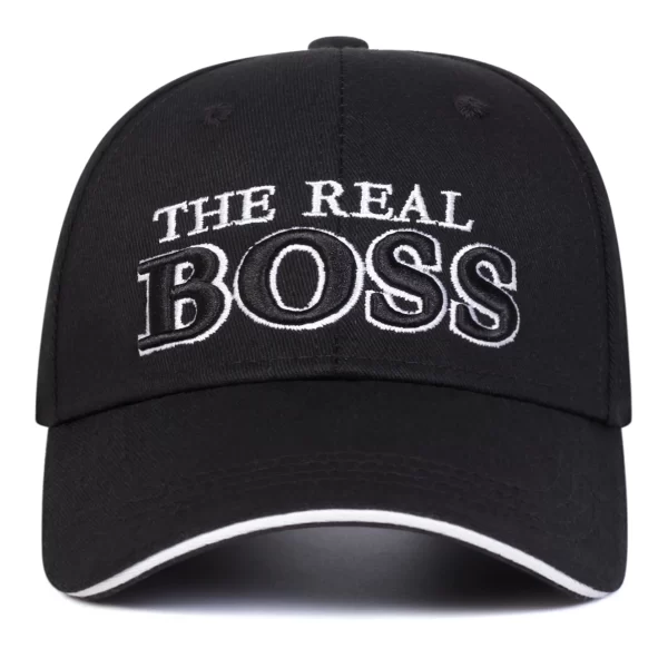 Boné THE REAL BOSS Bordado Unissex - Imagem 4
