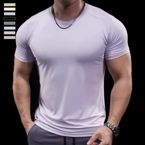 Camiseta Masculina Secagem Rápida Fitness - Imagem 2